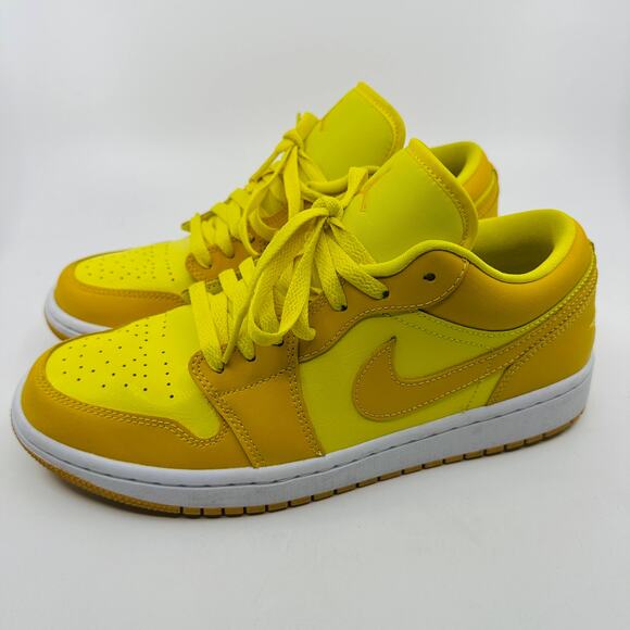 Nike Dunk Low University Gold Yellow WMNS 10 Leather Sneakers DC0774-700 - Picture 3 of 8